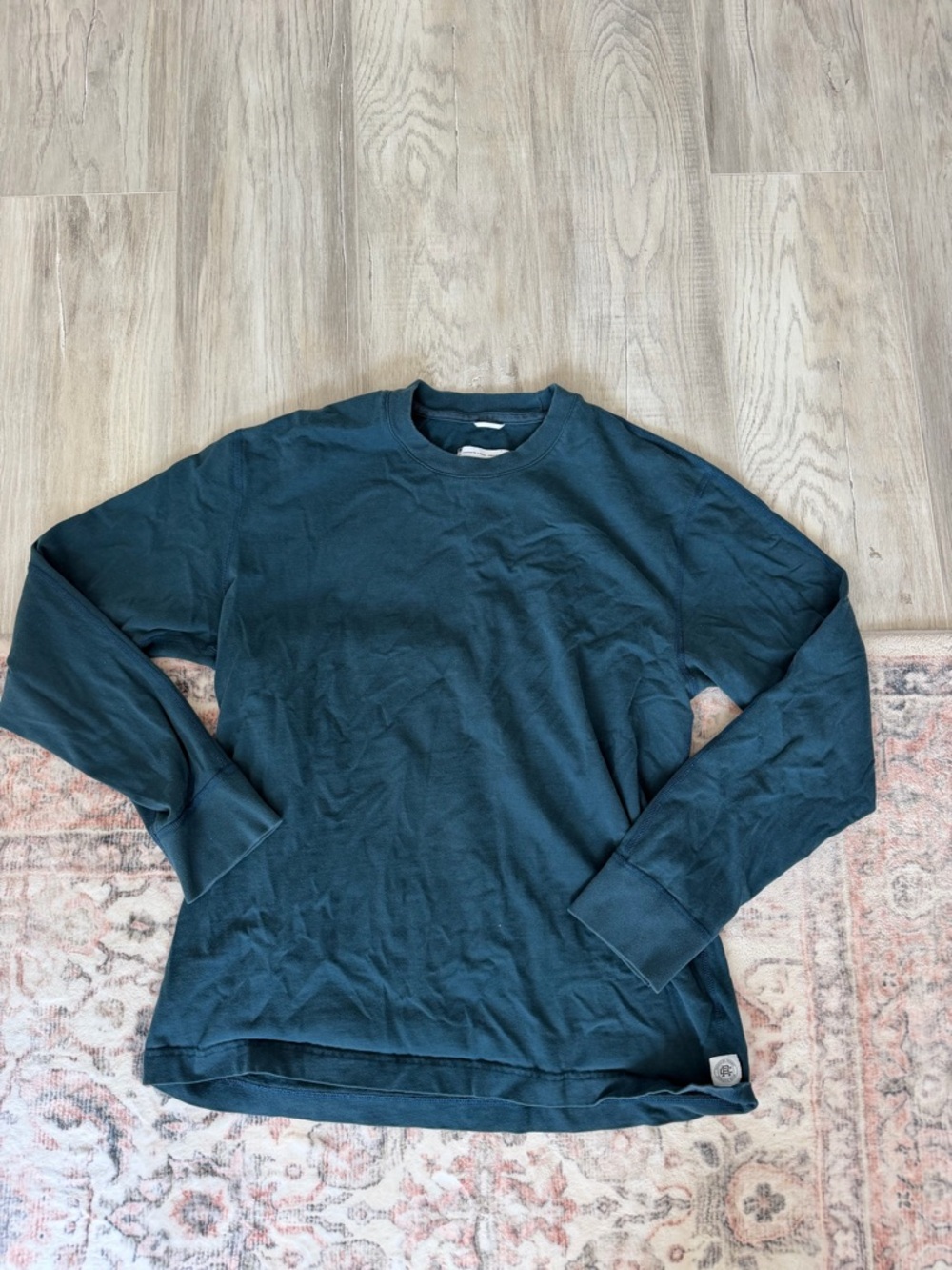 Reigning Champ Deep Teal Crewneck Sweatshirt